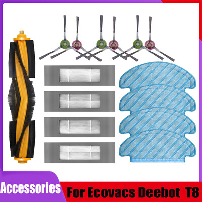Za Ecovacs Deebot N8 PRO T8 T8 AIVI Robot Usisavač Glavna bočna četka Hepa Efficient Filter Mop Jastučić za krpu Zamjenski dijelovi
