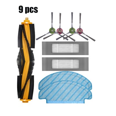 Za Ecovacs Deebot N8 PRO T8 T8 AIVI Robot Usisavač Glavna bočna četka Hepa Efficient Filter Mop Jastučić za krpu Zamjenski dijelovi