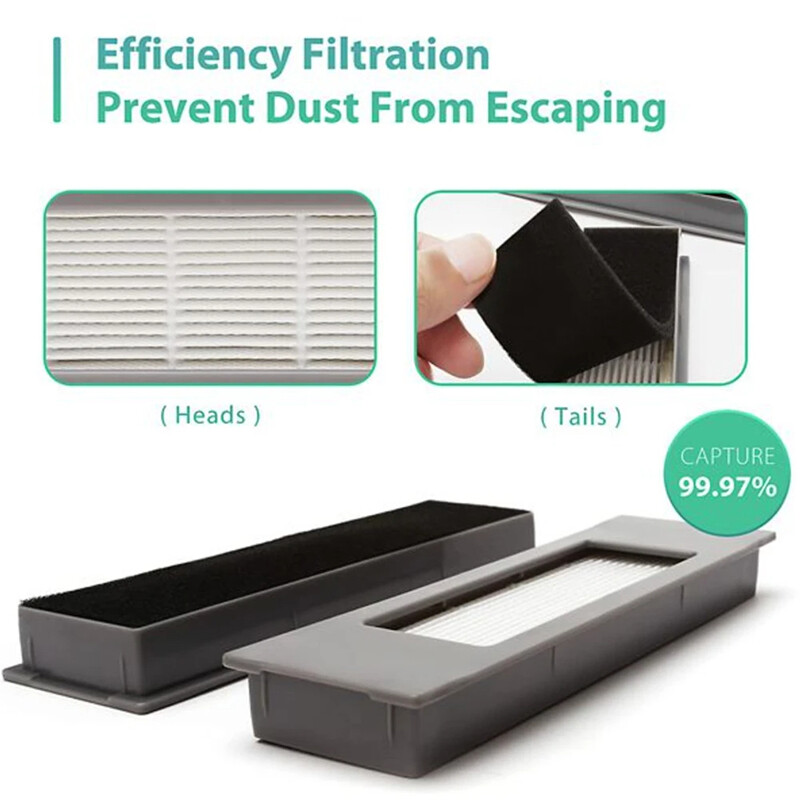 Za Ecovacs Deebot N8 PRO T8 T8 AIVI Robot Usisavač Glavna bočna četka Hepa Efficient Filter Mop Jastučić za krpu Zamjenski dijelovi