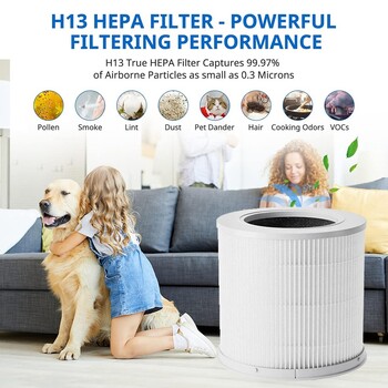 Φίλτρο καθαριστή αέρα για Xiaomi Air Purifier 4 Compact Filter Έξυπνος καθαριστής αέρα PM 2.5 με φίλτρο ενεργού άνθρακα