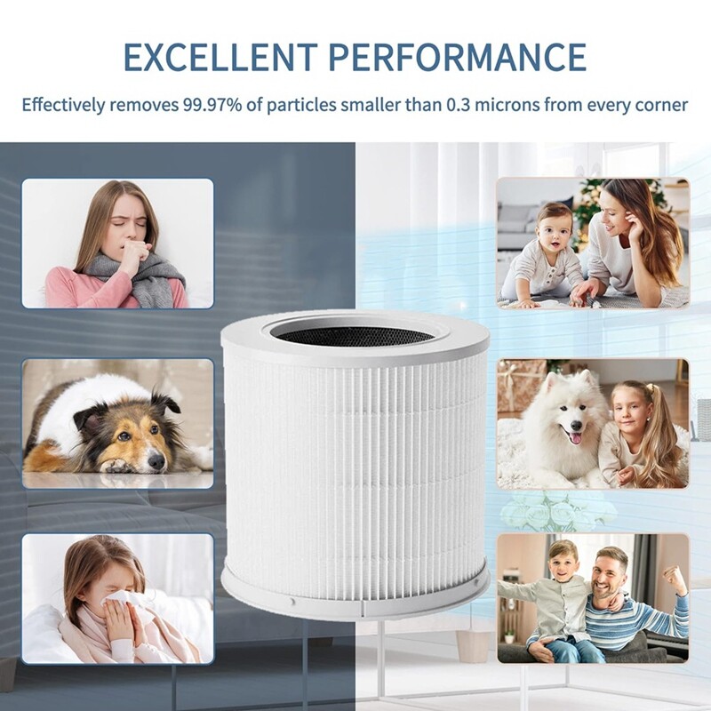 Gaisa attīrītāja filtrs priekš Xiaomi Air Purifier 4 Compact Filter Viedais gaisa attīrītājs PM 2.5 ar aktīvās ogles filtru