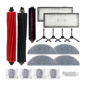 Tinka Roborock šlavimo roboto priedams S8/S8 +/S8 Pro/G20 pagrindinio šepečio šoninio šepečio filtras tinklelio valymo dulkių maišelis