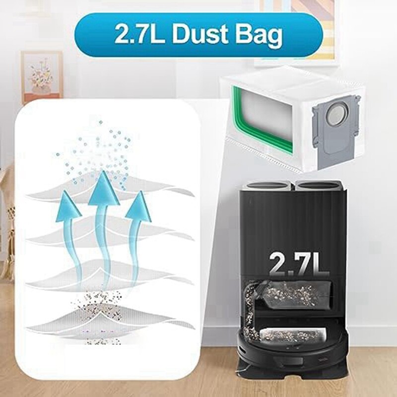 Főkefék, Felmosó párnák, Porzsákok, HEPA szűrők, Oldalkefék Tartozékok Roborock Q Revohoz