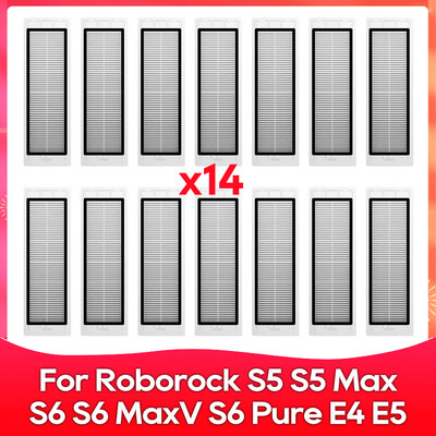 Kompatibilné s (Roborock S5, S5 Max, S6 MaxV, S6 Pure, E4, E5, S51, S52, S55) Valcová bočná kefa, filter, príslušenstvo k mopu.