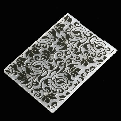 Srdcové kvetinové čipkované listy plastový priečinok na reliéfnu grafiku na scrapbooking album dekorácie DIY papierové narodeninové prianie