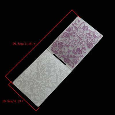 Srdcové kvetinové čipkované listy plastový priečinok na reliéfnu grafiku na scrapbooking album dekorácie DIY papierové narodeninové prianie