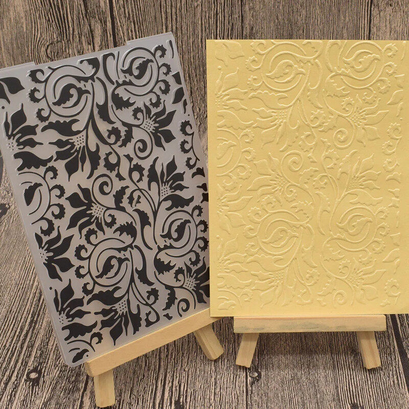 Srdcové kvetinové čipkované listy plastový priečinok na reliéfnu grafiku na scrapbooking album dekorácie DIY papierové narodeninové prianie