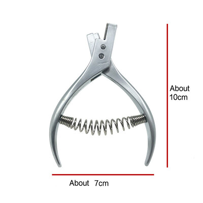 U-alakú ruhaminta bemetsző fogó lyukasztó fogók szabók acél fogók szövet lyukasztó jelölő 45N varrás kiegészítők