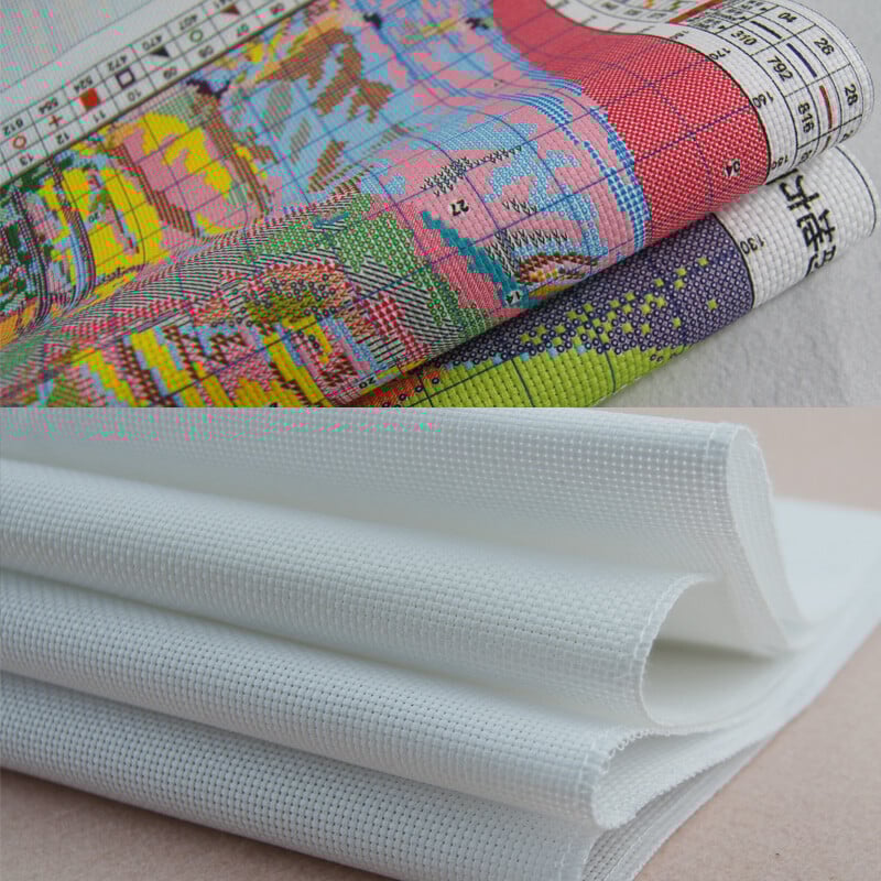 Joy Sunday pribor za ispis brojenih križića, ručno rađeni DIY vez, prekrasne serije cvjetova maka, set tkanina za dekoraciju doma