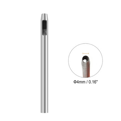 Δερμάτινη τρύπα 1/10 τμχ 0,5 χιλιοστά 1 χιλιοστά 1,5 χιλιοστά 2 χιλιοστά έως 5 χιλιοστά Εργαλείο διάτρησης με στρογγυλή τρύπα Κοίλος κόφτης για δερμάτινη τσάντα ζωνών χειροτεχνίας