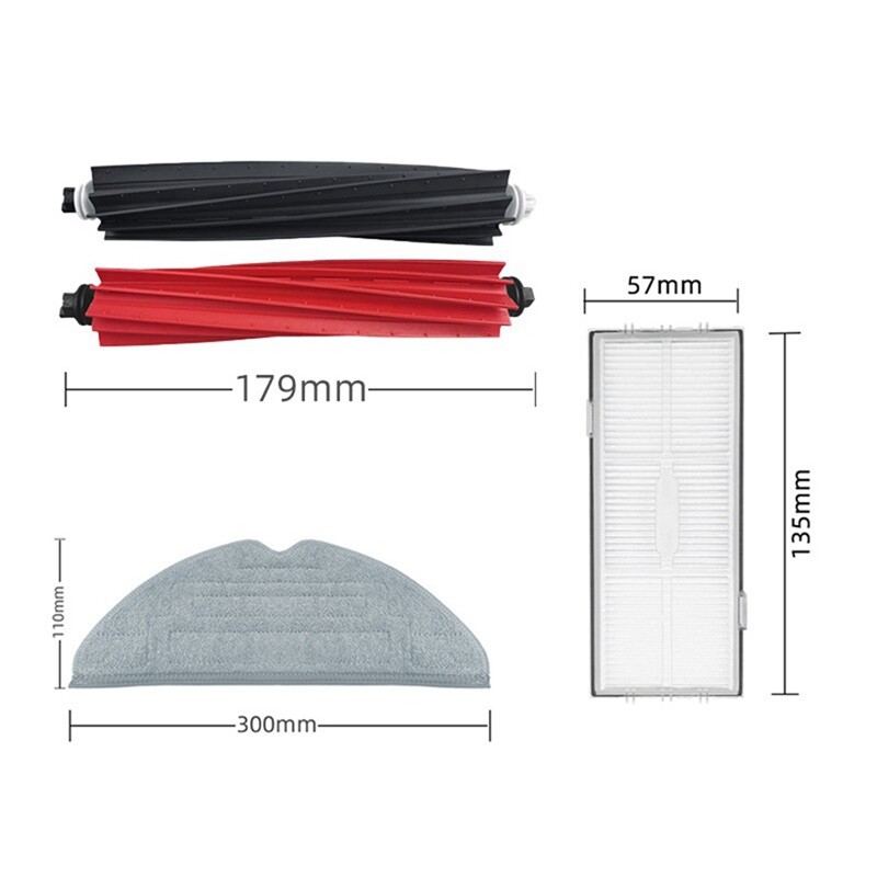 Roborock S8 S8 PLUS S8+ S8 Pro Ultra dulkių siurblio priedams skirtos ritininio pagrindinio šepečio Hepa filtro šoninio šepečio šluostės