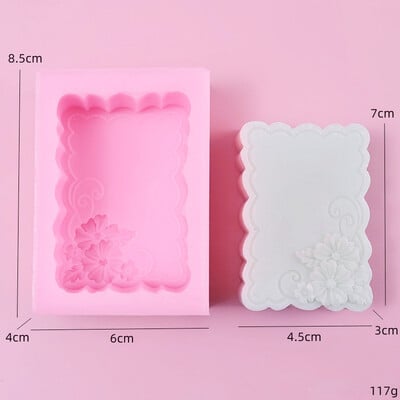 Hullámos vonal négyzet alakú pillangó szilikon szappan forma DIY geometria virág gyertya gyanta gipsz készítő eszköz csokoládé forma esküvői ajándékok