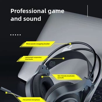 SW-G8 Gaming Headset Gaming Ενσύρματο 7.1 καναλιών ακύρωσης θορύβου Πολυλειτουργικό ακουστικό υπολογιστή Φορητός υπολογιστής USB gaming headset