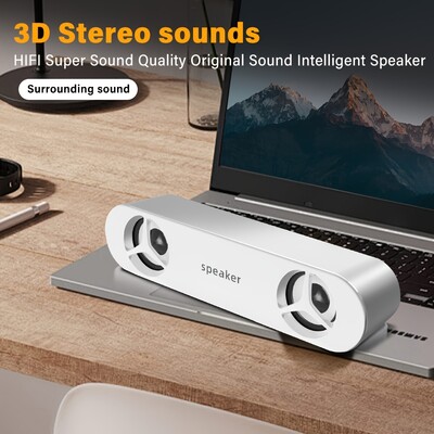 Difuzoare cu sunet surround 3D Difuzoare pentru computer cu fir Subwoofer stereo pentru cinema laptop Amplificare asistată de TV