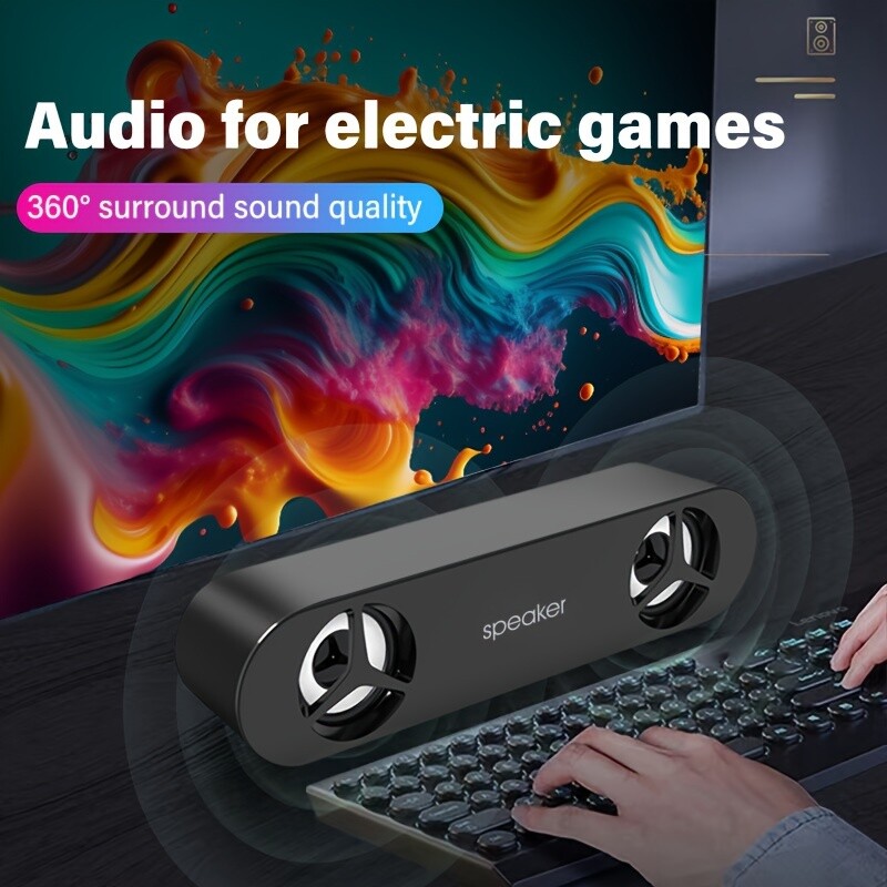 Reproduktory s 3D priestorovým zvukom Káblové počítačové reproduktory Stereofónny subwoofer pre prenosné kino Zosilňovač s podporou televízora