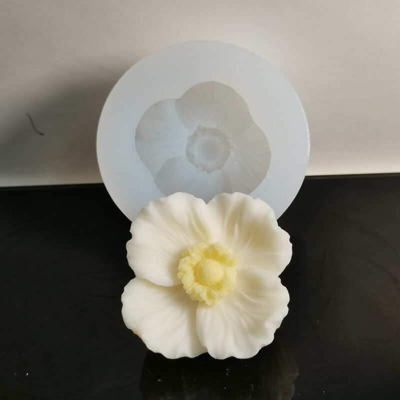 DIY jaunas četras lapas mīlestības zieda forma silikona veidne ar rokām darināta ziepju veidne ziedi apgriezt cukura šokolādes kūkas veidne