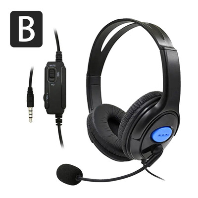 Căști de gaming stereo cu fir Căști Deep Bass Căști portabile pliabile de 3,5 mm cu microfon pentru laptop PS4/PC