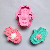 2/4 kom silikonski kalupi za sapun DIY ručno rađeni oblici za ruke Toaletni sapuni u obliku dlana Kalupi za vosak Kalupi za izradu svijeća