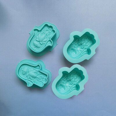 2/4 kom silikonski kalupi za sapun DIY ručno rađeni oblici za ruke Toaletni sapuni u obliku dlana Kalupi za vosak Kalupi za izradu svijeća