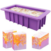 1100 ml-es szilikon szappanforma könnyen eltávolítható téglalap alakú szilikon pirítós forma szilikon tortaforma kézzel készített szappankészítő eszközhöz