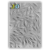 Nový 3D reliéfny priečinok - zelený list - používaný na ručne vyrobené pozadie s písmenami na pohľadnicu, scrapbooking