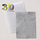 Az új Fern 3D dombornyomott mappát kártyakészítéshez használják Scrapbook barkácsolási eljárással díszítő cikkekhez