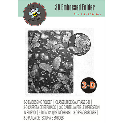 Naujai gauti 3D reljefiniai aplankai su šaukštų raštais, drugeliais, įrankių dėžute, akinančiomis kriauklėmis, išblunkančia kelių lygių tekstūra ir