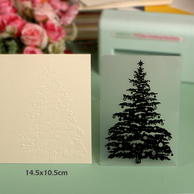 DUOFEN Crafts műanyag dombornyomásos mappa kollekció 4 papír virágforma karácsonyi születésnapi apák napi esküvői kollekció