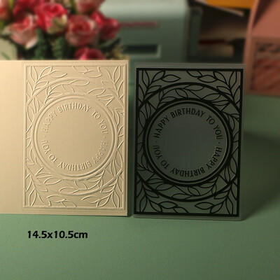 DUOFEN Crafts műanyag dombornyomásos mappa kollekció 4 papír virágforma karácsonyi születésnapi apák napi esküvői kollekció