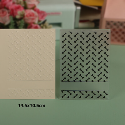 DUOFEN Crafts műanyag dombornyomásos mappa kollekció 4 papír virágforma karácsonyi születésnapi apák napi esküvői kollekció