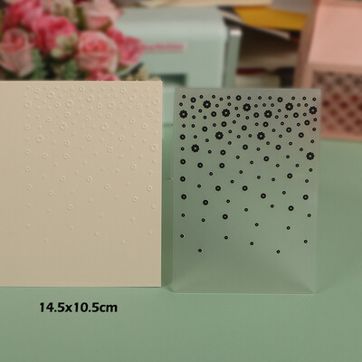 DUOFEN Crafts műanyag dombornyomásos mappa kollekció 4 papír virágforma karácsonyi születésnapi apák napi esküvői kollekció