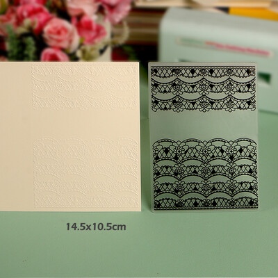 DUOFEN Crafts műanyag dombornyomásos mappa kollekció 4 papír virágforma karácsonyi születésnapi apák napi esküvői kollekció