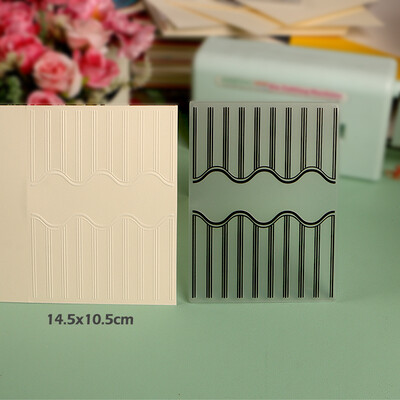 DUOFEN Crafts műanyag dombornyomásos mappa kollekció 4 papír virágforma karácsonyi születésnapi apák napi esküvői kollekció