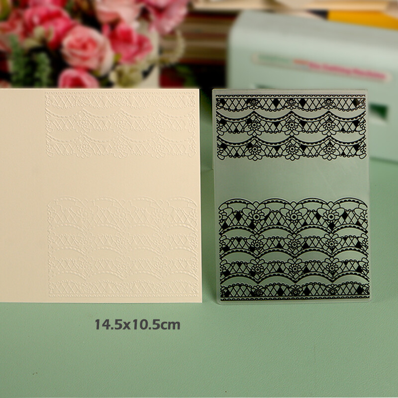 DUOFEN Crafts műanyag dombornyomásos mappa kollekció 4 papír virágforma karácsonyi születésnapi apák napi esküvői kollekció