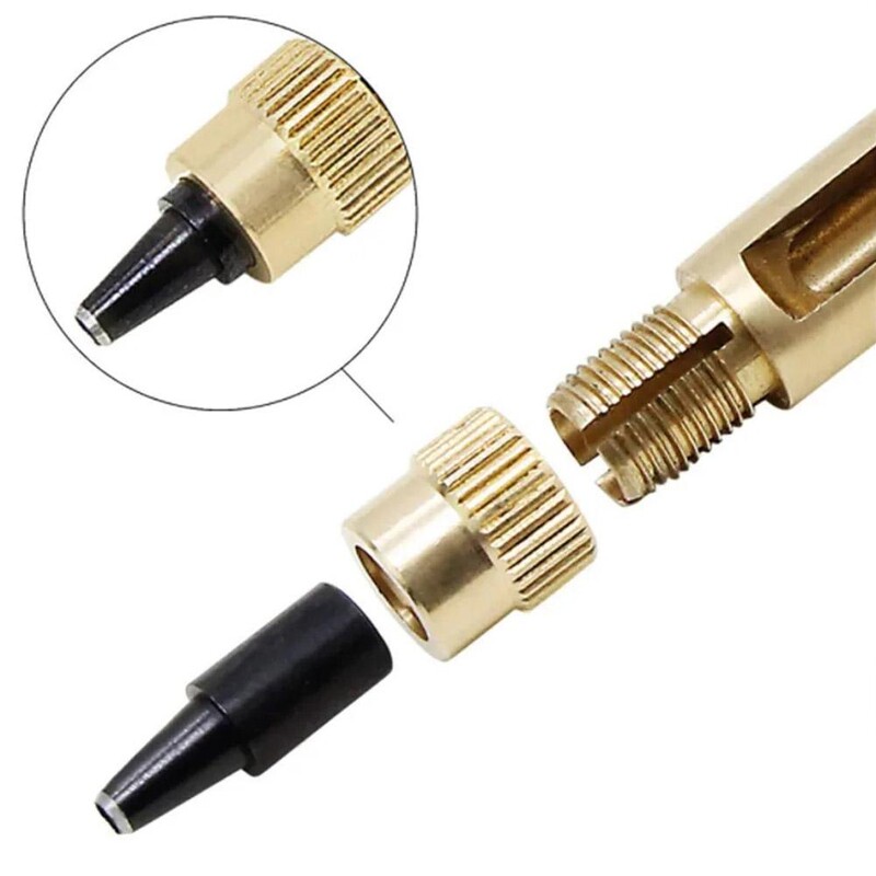 6 tk Hole Punch Screw Craft eemaldatav raamat puur, asendus mitme peaga rihmapunch DIY nahapunch pöörlev augustustööriist