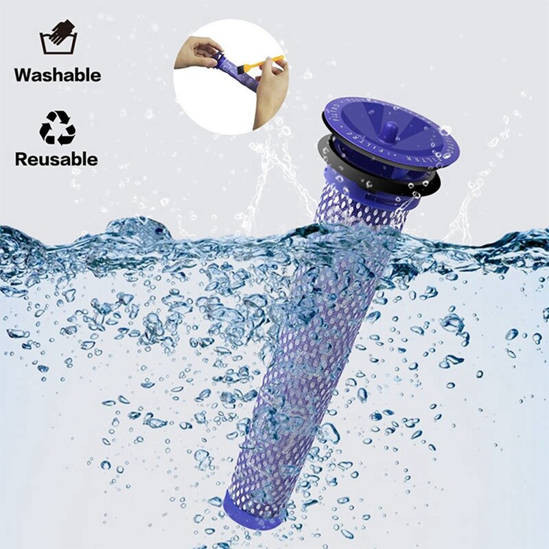 6 db szűrő vadonatúj Dyson V6 V7 V8 Dc62 DC61 DC58 DC59 DC74 porszívó szűrő 965661-01 Fette szűrő alkatrésze