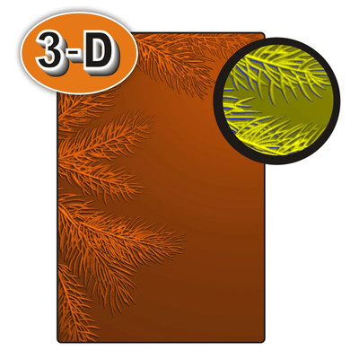 Τρισδιάστατος ανάγλυφος φάκελος για χειροποίητα πλακόστρωτα φύλλα και γράμματα φόντου Ευχετήρια κάρτα Λεύκωμα 2022-2023 Νέο