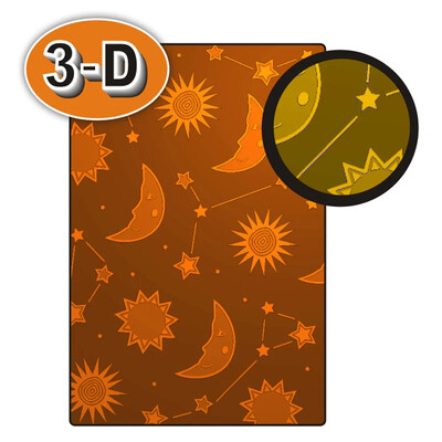 Τρισδιάστατος ανάγλυφος φάκελος για χειροποίητα πλακόστρωτα φύλλα και γράμματα φόντου Ευχετήρια κάρτα Λεύκωμα 2022-2023 Νέο