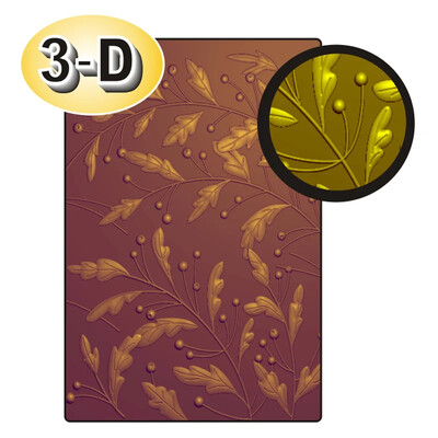 Τρισδιάστατος ανάγλυφος φάκελος για χειροποίητα πλακόστρωτα φύλλα και γράμματα φόντου Ευχετήρια κάρτα Λεύκωμα 2022-2023 Νέο