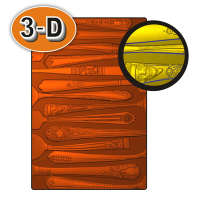 Τρισδιάστατος ανάγλυφος φάκελος για χειροποίητα πλακόστρωτα φύλλα και γράμματα φόντου Ευχετήρια κάρτα Λεύκωμα 2022-2023 Νέο