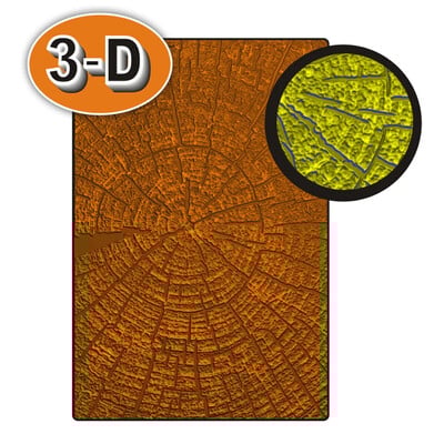 Τρισδιάστατος ανάγλυφος φάκελος για χειροποίητα πλακόστρωτα φύλλα και γράμματα φόντου Ευχετήρια κάρτα Λεύκωμα 2022-2023 Νέο