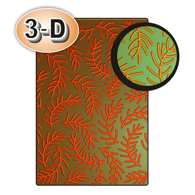 Τρισδιάστατος ανάγλυφος φάκελος για χειροποίητα πλακόστρωτα φύλλα και γράμματα φόντου Ευχετήρια κάρτα Λεύκωμα 2022-2023 Νέο