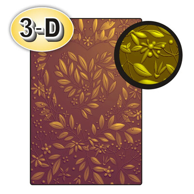 Τρισδιάστατος ανάγλυφος φάκελος για χειροποίητα πλακόστρωτα φύλλα και γράμματα φόντου Ευχετήρια κάρτα Λεύκωμα 2022-2023 Νέο