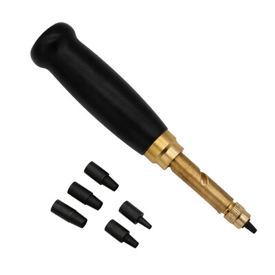 Automaatne rihmapunch, 6 otsaga, nahast kruviaukude puur