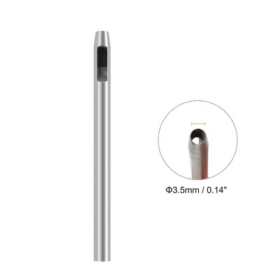 1/10 vnt. odiniai skylių štampavimo įrankiai „pasidaryk pats“ rankų darbo diržo perforavimo įrankis „Leathercraft“ tuščiavidurio gręžimo perforatoriaus rinkinys