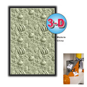 Nova mapa s reljefnim otiskom 3-d teksture - Elementi za Noć vještica koji se koriste za izradu čestitki Spomenar Papir za izradu vlastitih ruku Dekorativna umjetnost