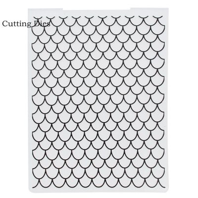 Chzimade Cutting Dies Craft Embossing Folder Geometric Bump Pattern Πρότυπο DIY Scrapbooking Photo Album Card Decor\