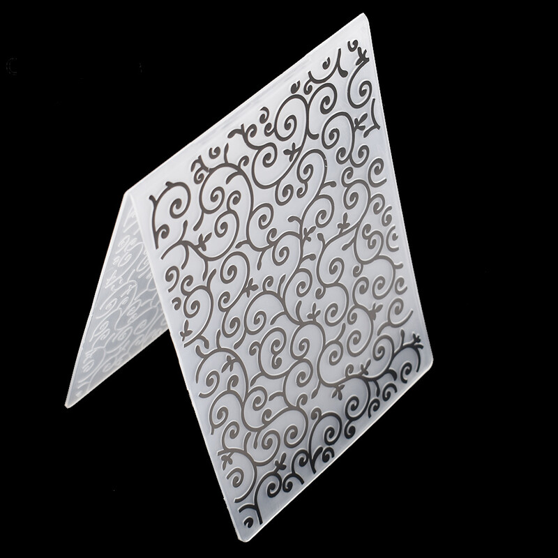 Chzimade Cutting Dies Craft Embossing Folder Geometric Bump Pattern Πρότυπο DIY Scrapbooking Photo Album Card Decor\