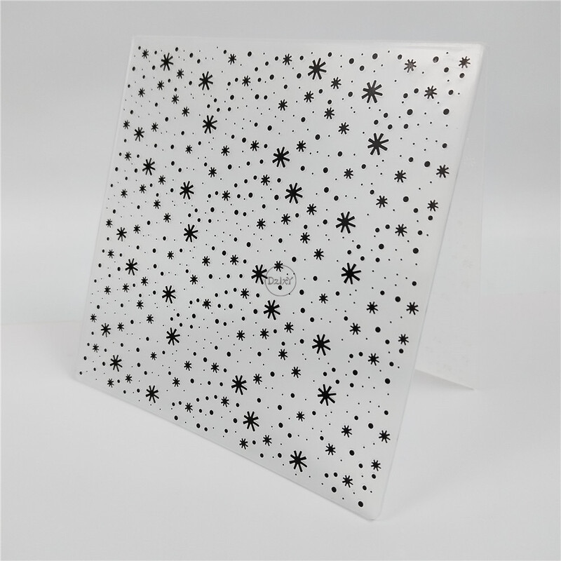 2023 NOI Ghiocei Fundal embosare Foldere pentru albume de albume de hârtie Cărți de album Materiale de fabricare Șabloane 3D din plastic Artizanat