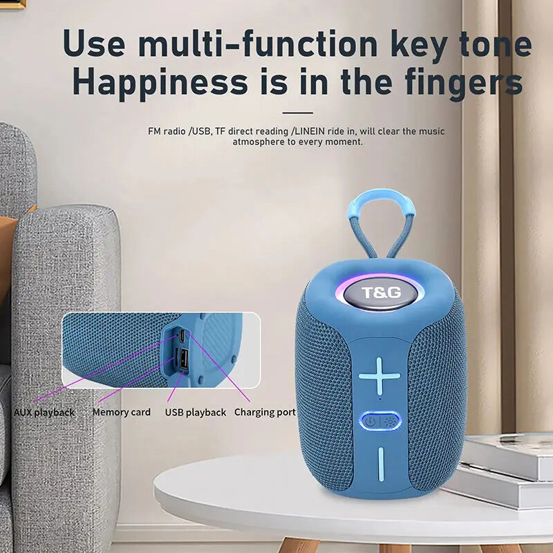 Caixa De Som zvučnik Bluetooth prijenosna zvučna kutija Glazba Bežični subwoofer Mini radio FM Woofer Bas Računalo PC TV Mali audio